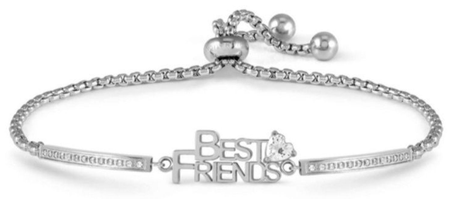 Bransoletka damska Nomination Italy Milleluci – BEST FRIEND - silver, 028025 006d.jpg